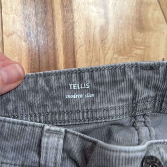 AG Men's Gray corduroy pants hemmed - Picture 3 of 8